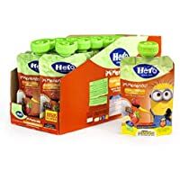 Los mejores  - Hero Baby Mi Merienda - Bolsita de Yogurín con Plátano y Fresa- Sin Azúcares Añadidos- para Bebés a Partir de los 12…